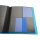Collectors Concept 4 Pocket Elastic Band Binder - hellblau