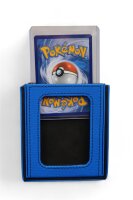Collectors Concept Deck Box Side Window 100+ Cards Blau