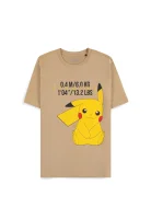 Pokemon Short Sleeved T-Shirt - Pikachu beige