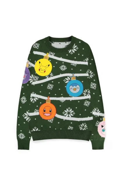 Pokemon Pullover im Weihnachtslook - Xmas Balls
