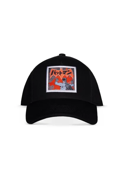 Batman Baseball Cap Snapback - Japanisches Logo (curved/schwarz)