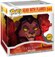 Disney Funko POP Deluxe - Lion King - Scar in Flames...