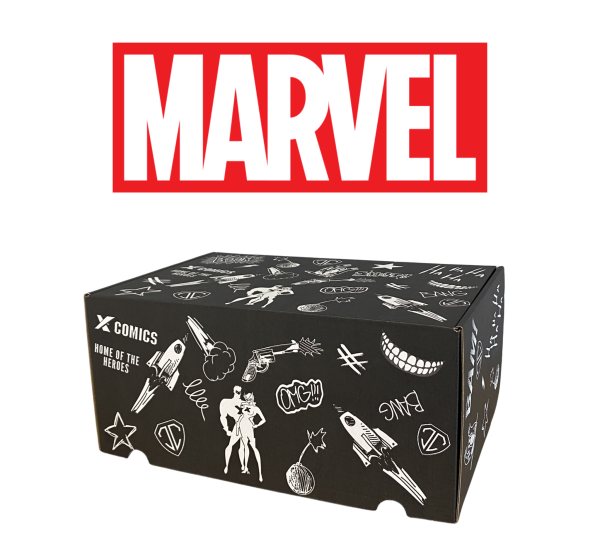 Superhelden Marvel Box mit T-Shirt