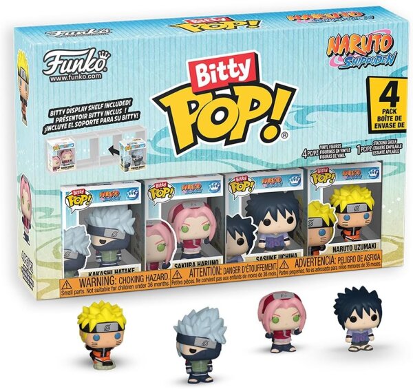 Naruto Bitty POP! 4-Pack - Kakashi (2,5cm)