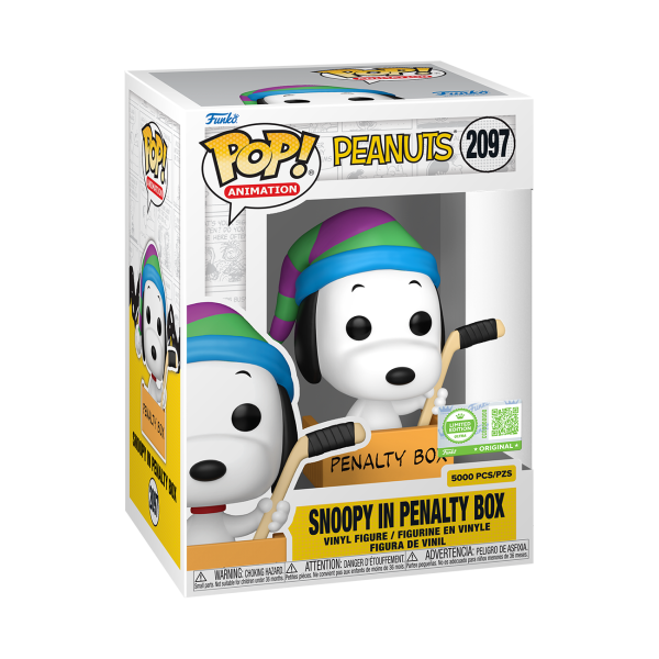 Peanuts Funko POP! Premium Vinyl Figur Snoopy in Penalty Box (2097) Limitiert auf 5000 pcs. Weltweit