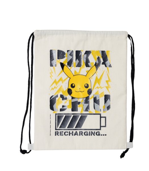 Pokemon Turnbeutel - Pikachu recharging