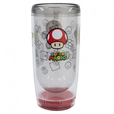 Super Mario Double Wall Tumbler Mario Power