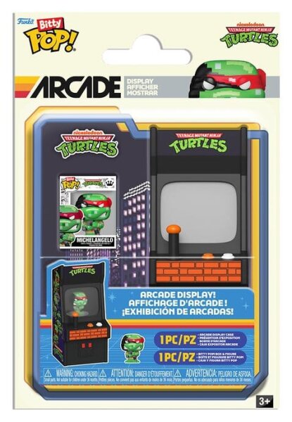 Teenage Mutant Ninja Turtles Bitty POP! Arcade Claw Vinyl Figur Michelangelo