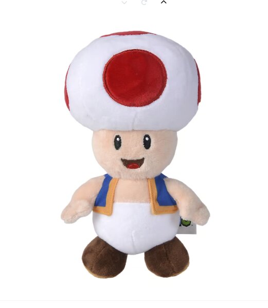 Super Mario Plüschfigur: Toad (20 cm)