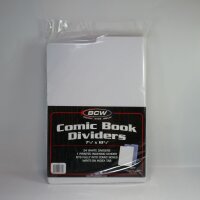 BCW Titeltrenner aus Plastik für Comics (weiß)...